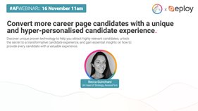 Convert more career page candidates with a unique candidate experience